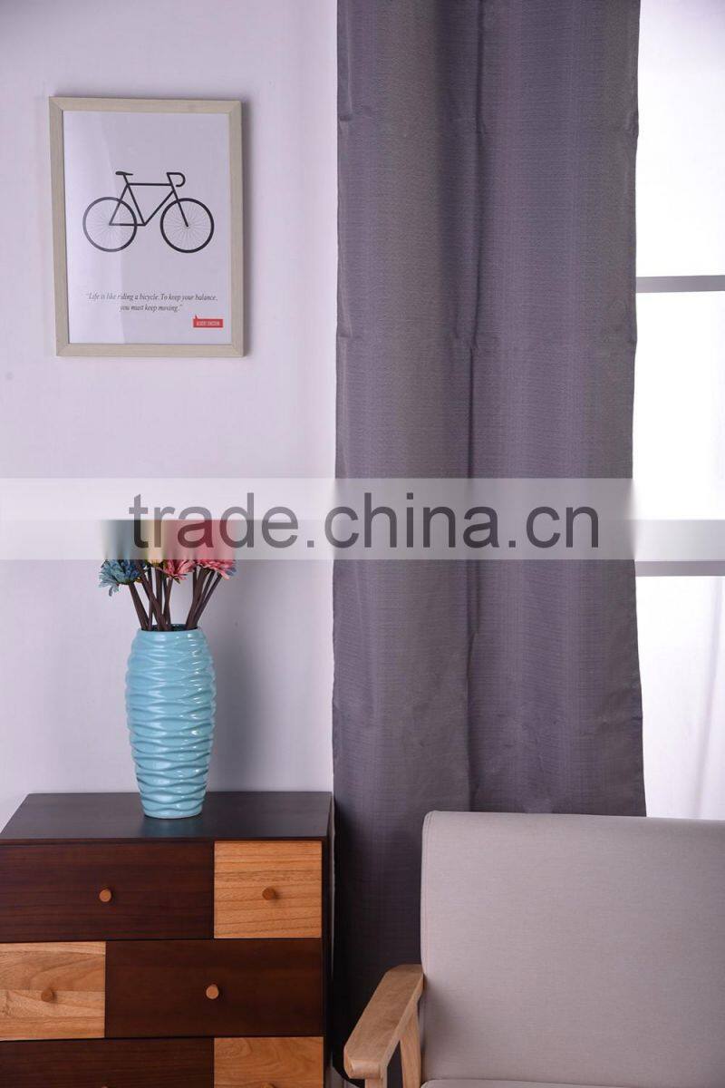 2016 wholesale plain and classical style window curtain design spain curtain fabric