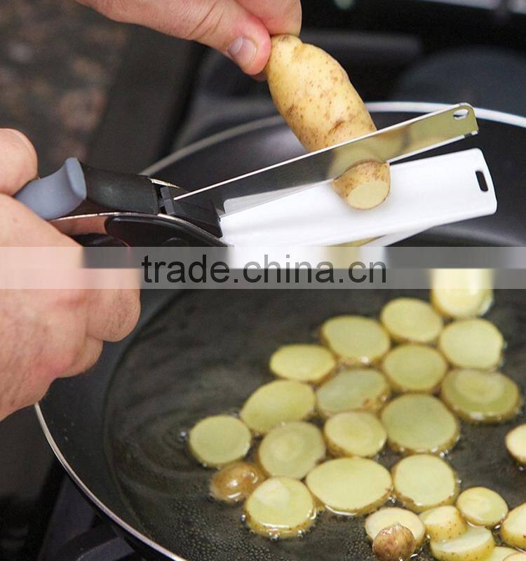 Clever new design unique creative smart vegetable fruit cutter 2 in 1