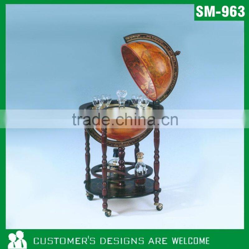 Wooden Storage Trolley, Wooden Trolley Cart, Food Trolley Cart