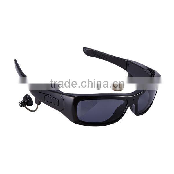 1280*720p mp3 function bluetooth hd dvr sunglasses camera