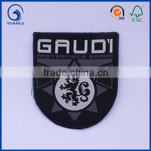 2015 custom embroidery clothing name brand patch