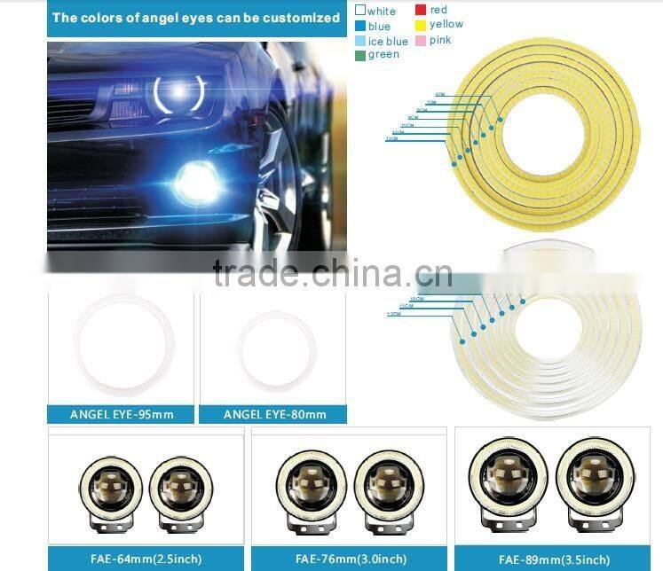 Hot Sell 17CM Super Bright COB Car LED Lights 12V For DRL Fog Driving Lamp