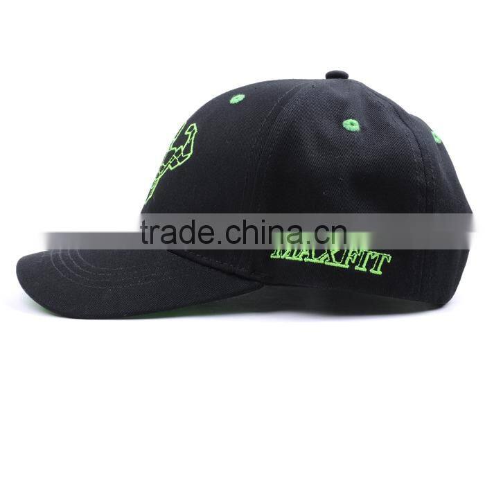 fashion adjustable sport baseball black caps