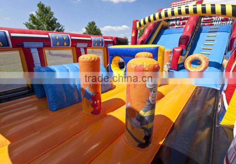 super large inflatable slide sale, superduty inflatable combi castle with slide for custom theme