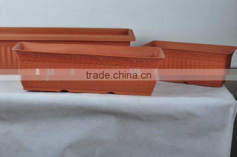 Rectangular planter window box