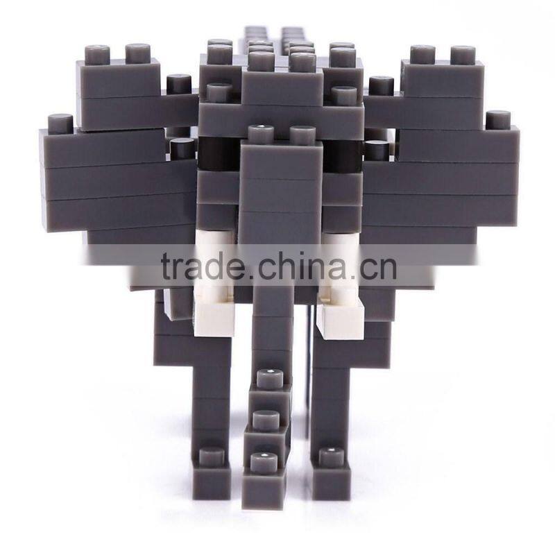 plastic building block Elephant 100PCS block toys 2016 color