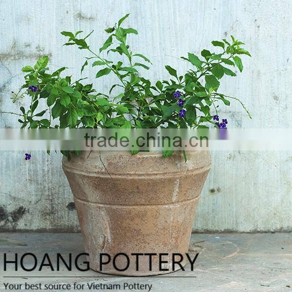 Large Round Terracotta Flower Pot / Planter Wholesale