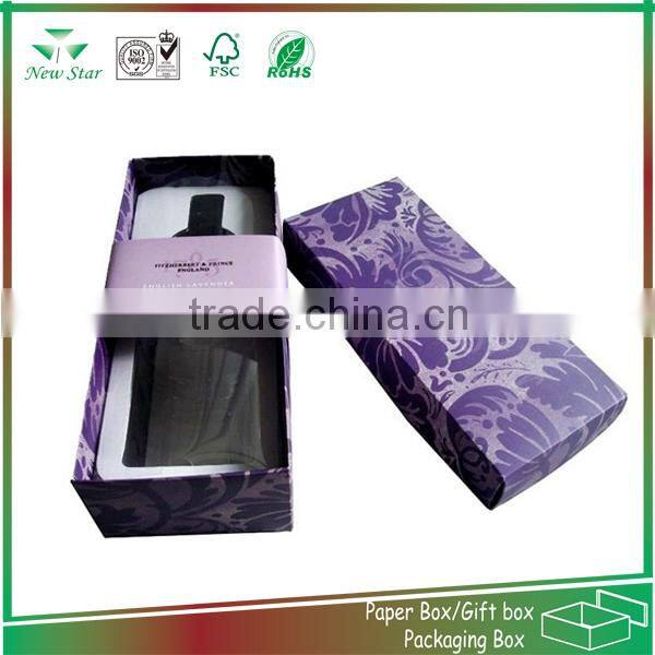 high quality laminated paper cosmetic color box