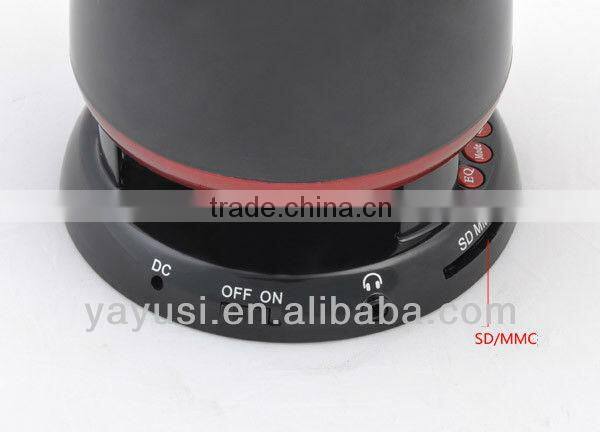 Bullet shape FM speaker supporting SD/TF