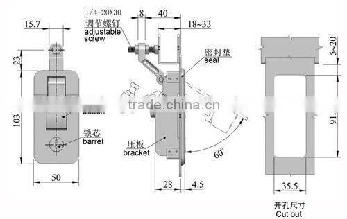 Sealed Lever Latches