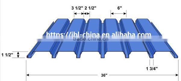 Floor deck making machine metal floor deck galvanized structural decking roll forming machinery