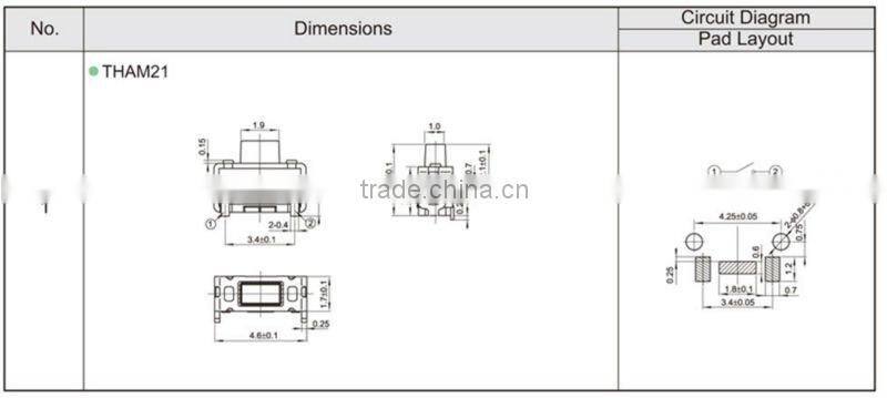 FTHAM21 micro lcd touch screen light switch