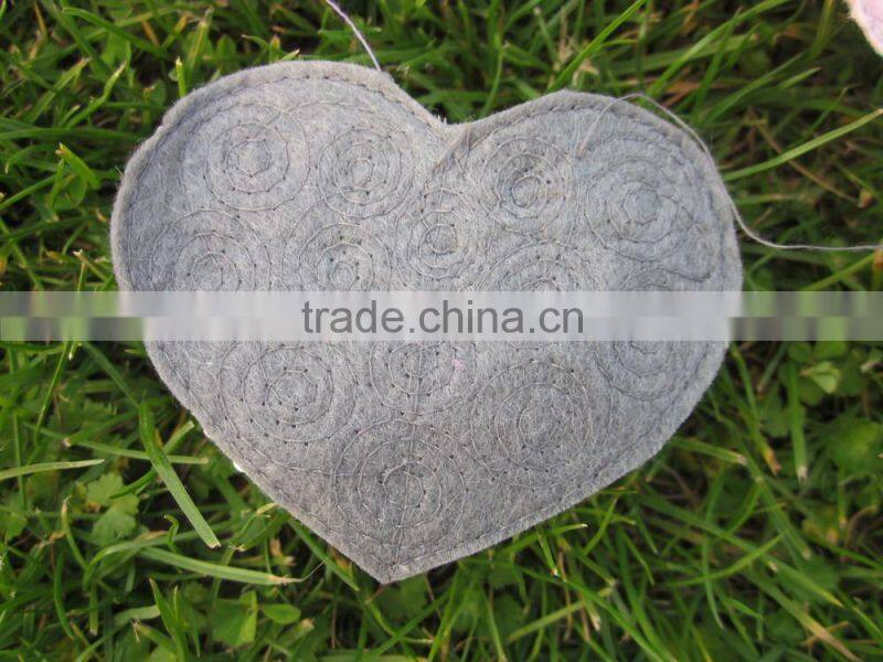 Rosette Fabric Heart Shape Rosette Heart Chiffon Rose Flowers Chiffon Heart,mix color IN STOCK