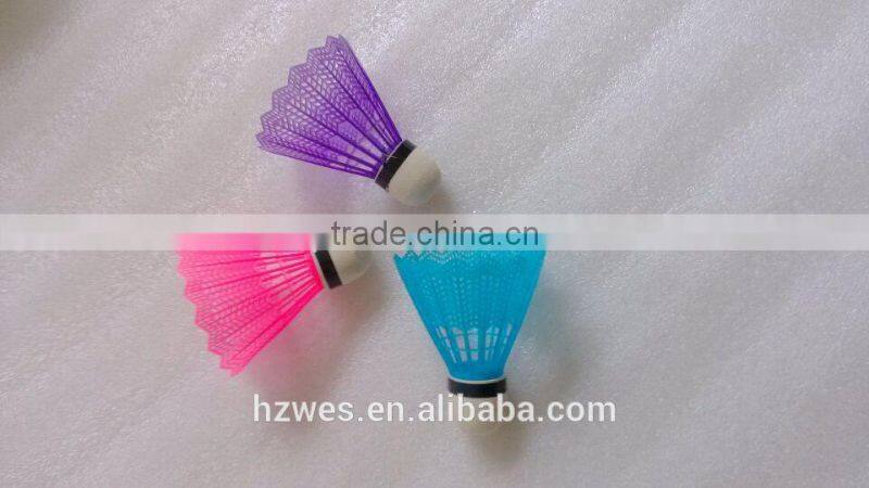 3PCS Colorful plastic badminton