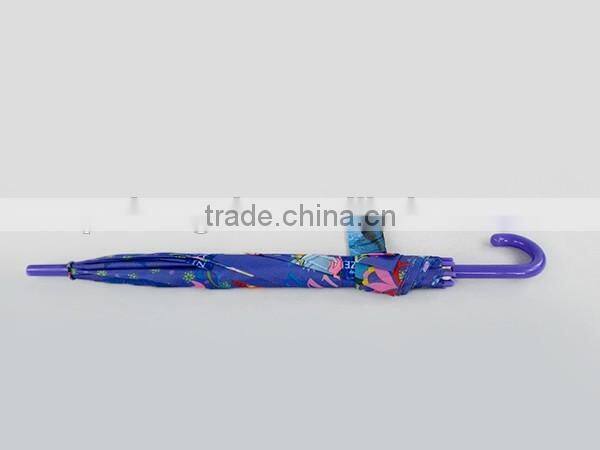 Audit zinc metal heat transfer print kids umbrella