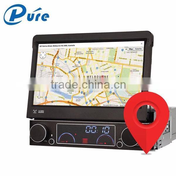 7 inch gps navigation universal 1 din car dvd stereo audio radio auto car dvd player