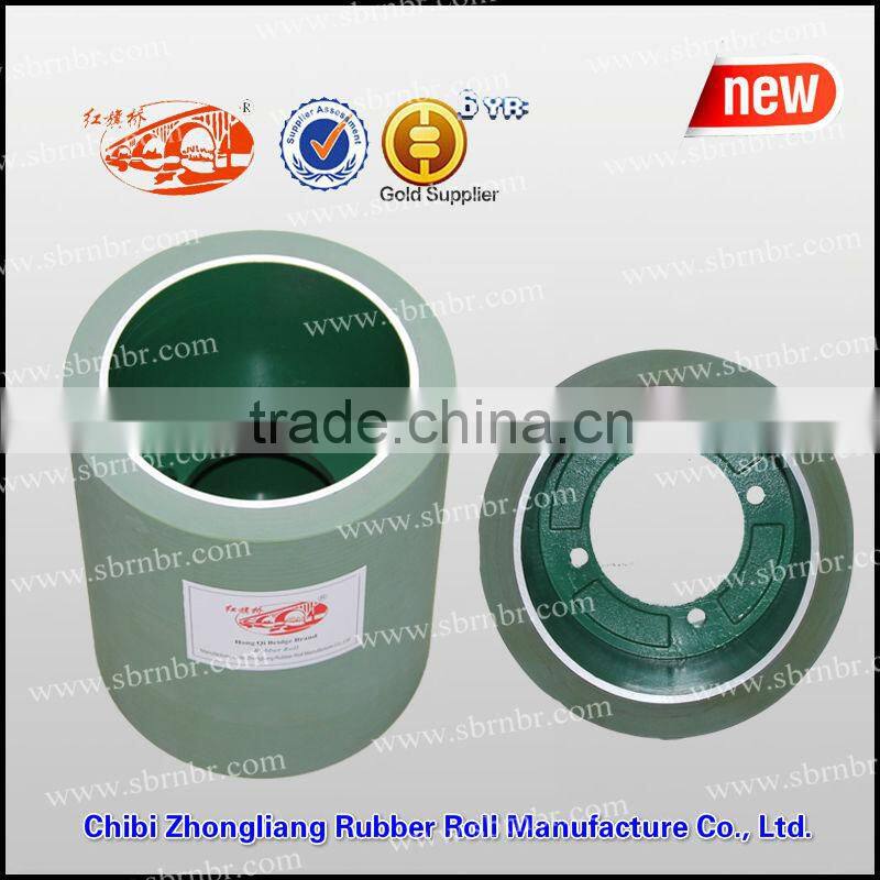 rice huller rubber roller with aluminum drum for rice mill machine