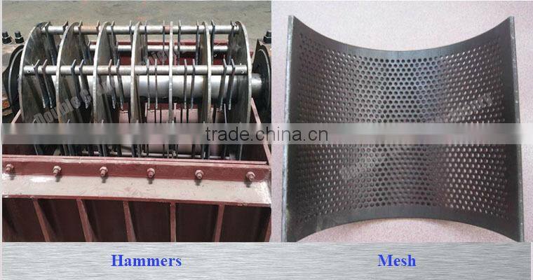 Hot selling factory price sawdust stalks hammer mill machine for wood flour