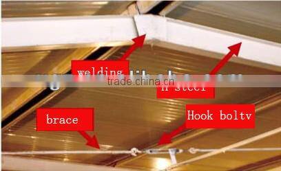 Steel frame and sandwich board chicken poultry shed design