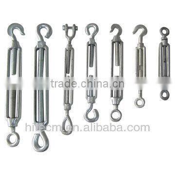 Open Die Forged Electro Galvanized JIS Frame Turnbuckle with eye and hook