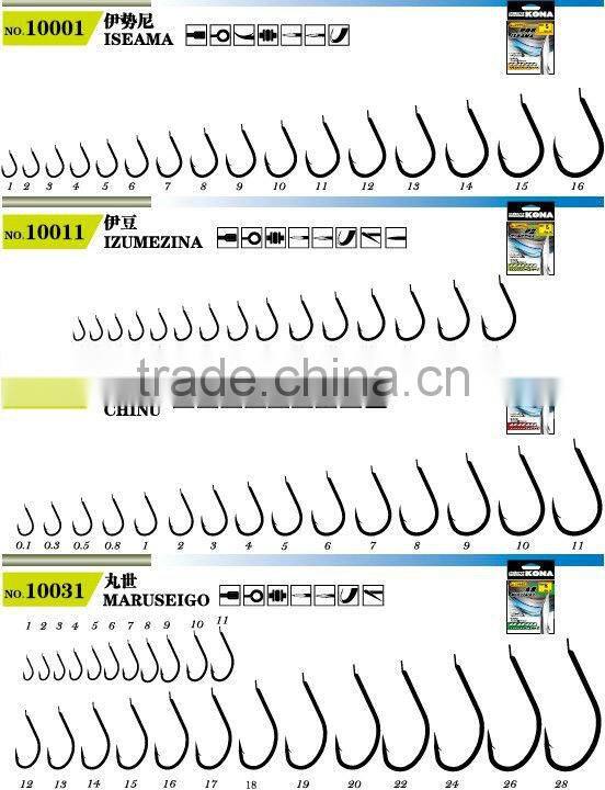 Wholesale high quality IZUMEZINA fishing hooks