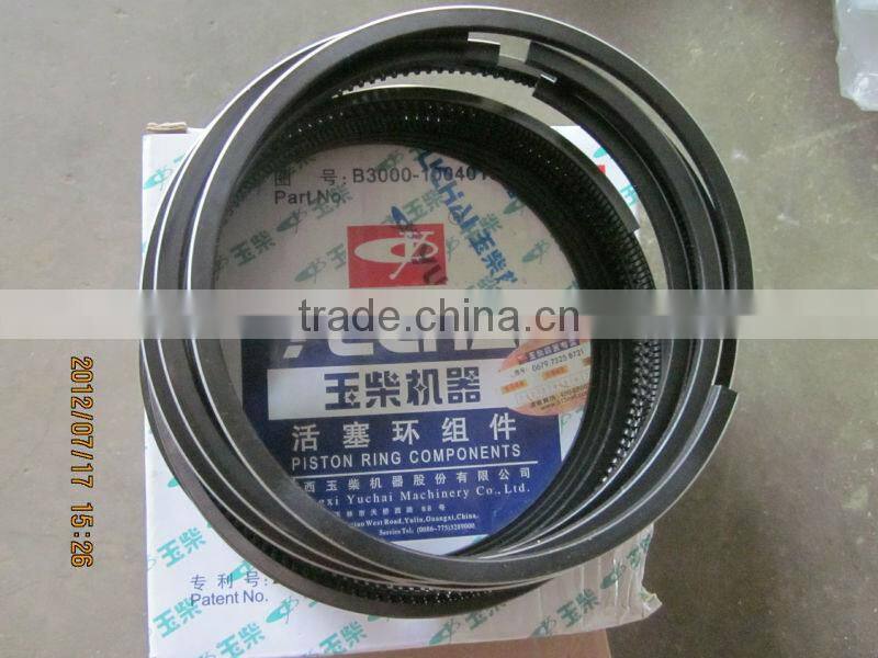 yuchai parts piston ring B3000-10040 diesel engine parts piston ring