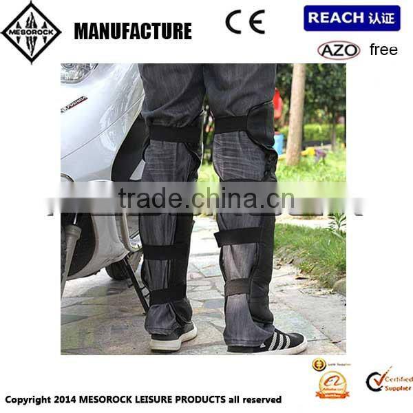 leather motorcycle leg warmer knee Protectors Off-Road electric bicycle