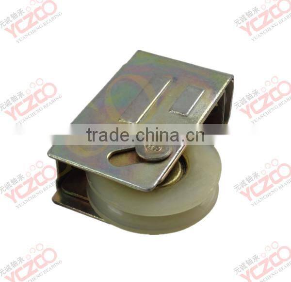 Nylon sliding door window roller with wheel bearings