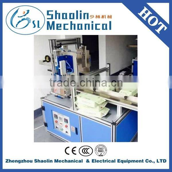 Semi Automatic cardboard box paper gluing machine with Hot Melt Adhesive