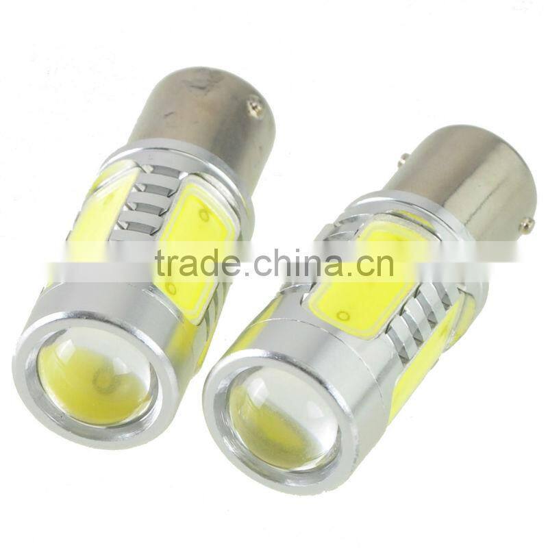 2 x HID White Car 1156 BA15S 7.5W Xenon LED Bulb Signal Turn Tail Light