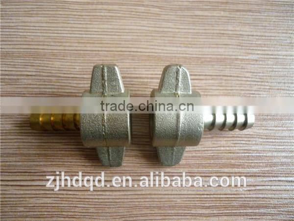 swivel connector w/hose barb ,size 1/4"swivel brass connector