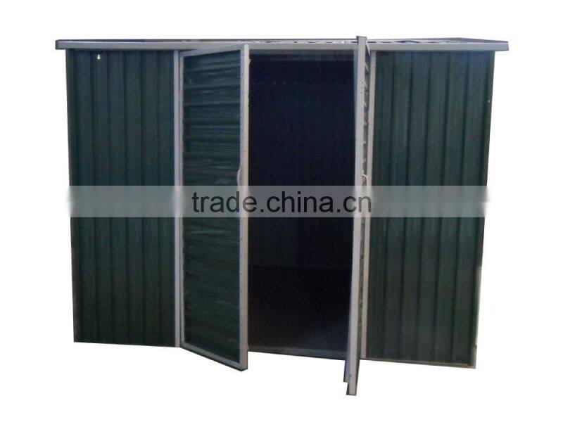 galvanized steel garden shed