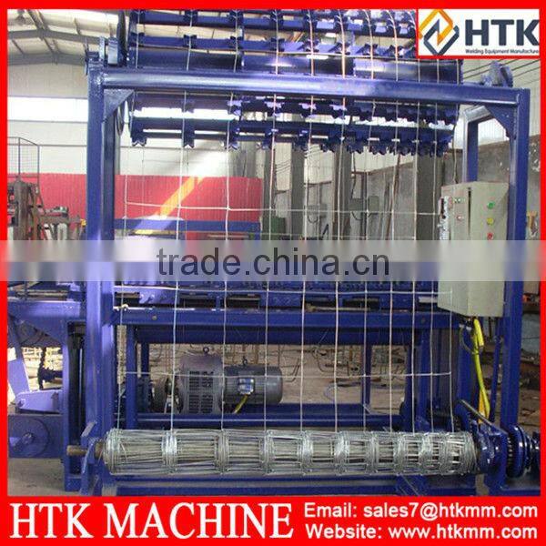 Automatic welded wire mesh knitting machine