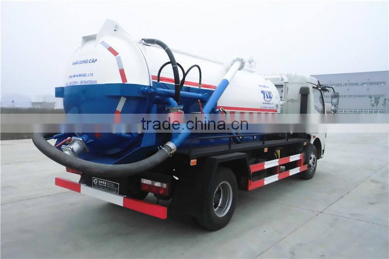 Exported Dongfeng DFAC mini 5CBM sewage truck for sale