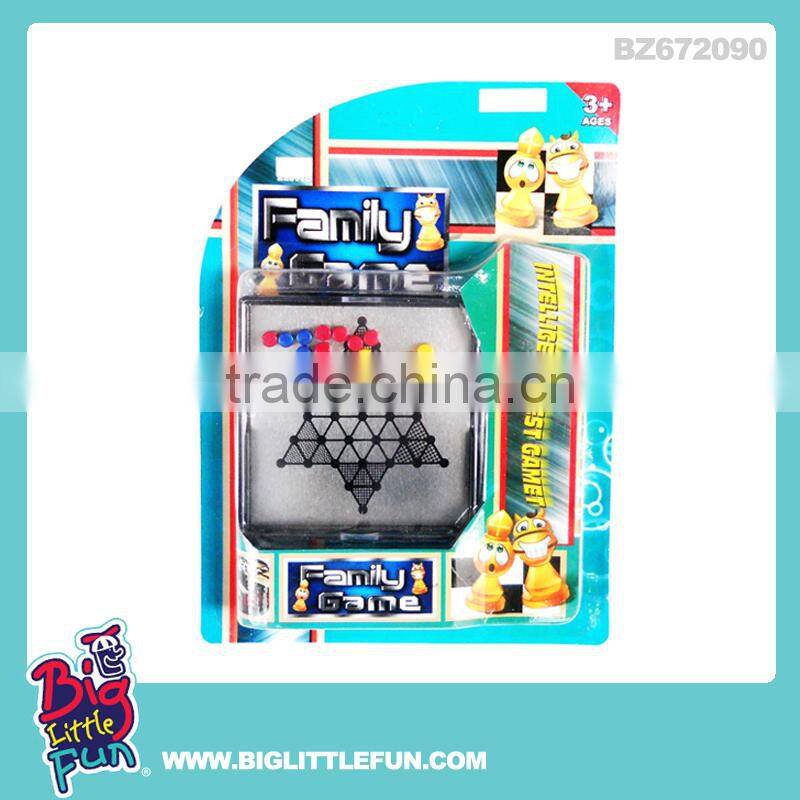 Alloy toys backgammon checkers chess game set