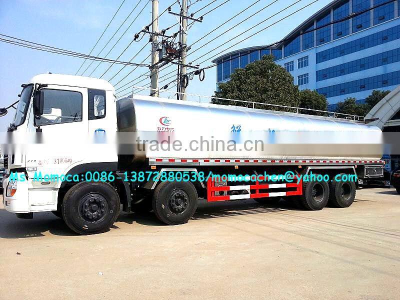 Heavy milk tanker truck milk delivery truck fresh milk tank truck 30cbm