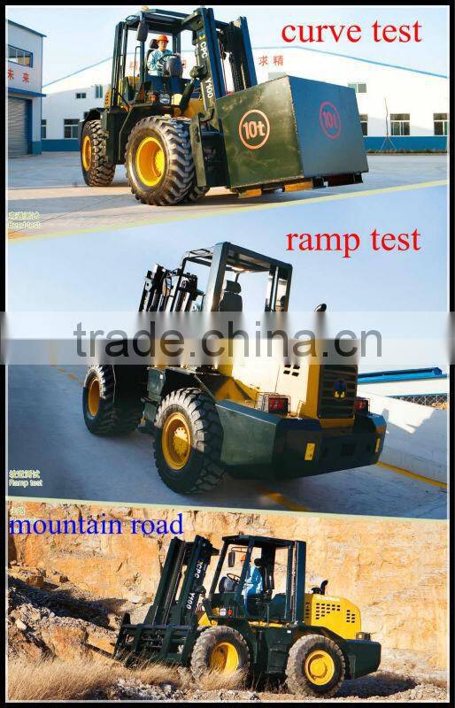 rough terrain forklift CPCY100 with ce for sale