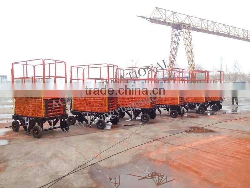 9m Platform Height Aerial Scissor Lifter Machine