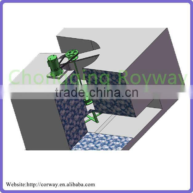 Royway Belt Drive Kaplan/ Axial-flow Turbine 100kw Hydro Generator