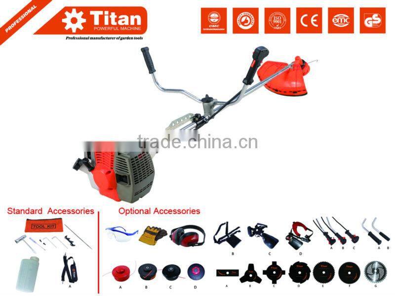 New gasoline petrol powerful brush cutter, 2 stroke, air-cooled, 3 teeth blade & nylon spool