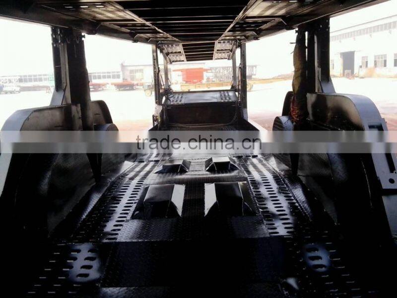 2 / 3 axle car transport semi truck trailer, vehicle car carrier semi trailers for sale