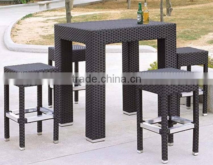 Wholesale 4 seats all weather wicker used home bar furniture