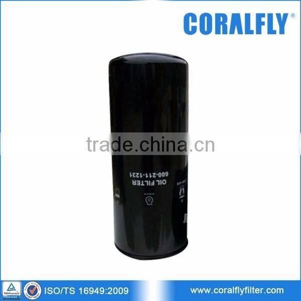 Generator QAS 220 Engine S6D125 Oil Filter 600-211-1230