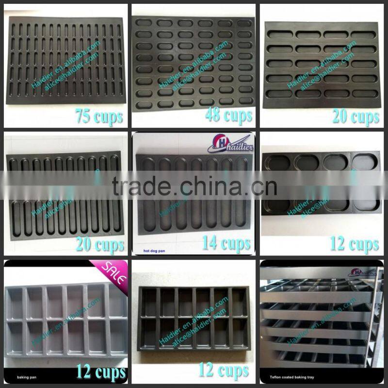 75 cups hot dog tray with teflon coated/hot dog tray bread tray for baking oven