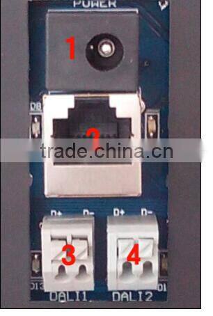 Manual Switch Type and 220V Voltage Dali Lighting Control System