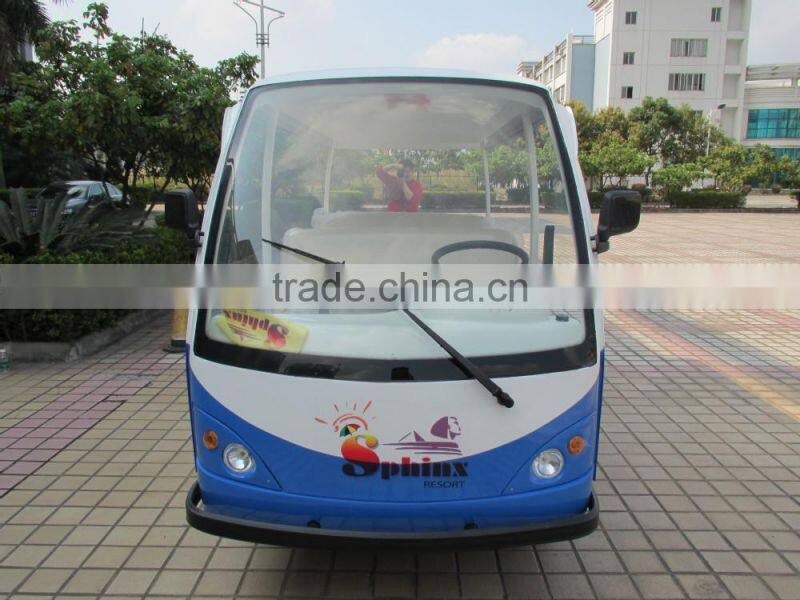 Top quality 5KW hotel resort electric passenger bus mini golf cart bus