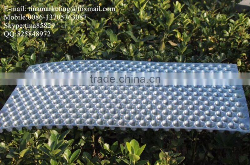 434 Cell Plastic Round Rice Seed Sprouting Tray / Paddy Seedling Tray