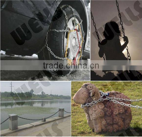 16mm Electro-galvanized Steel Weld Long Link Chain