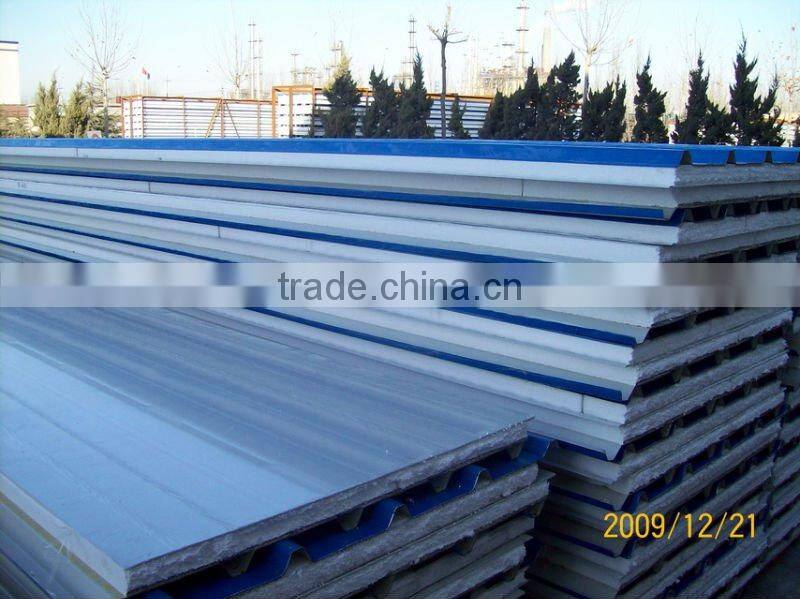 color steel polystyrene/EPS/Rock wool/ PU sandwich panel