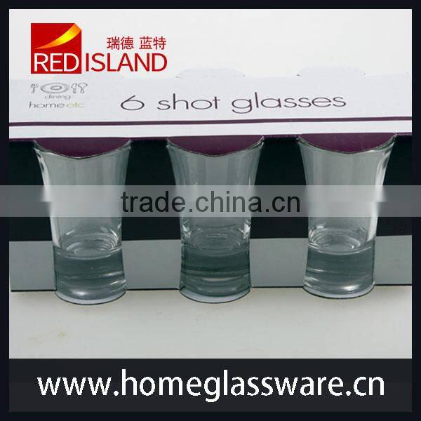 glass factory supply custom High Grade Personalized Shot Glass
